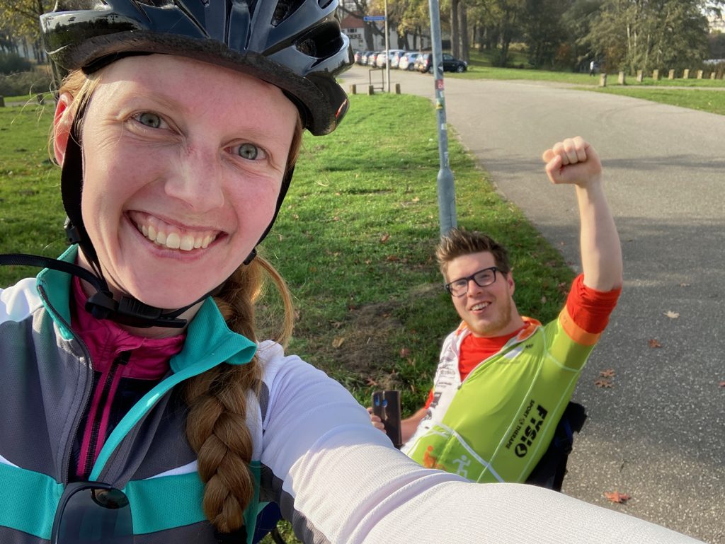 Rob en Rebecca Den Bosch- fietstocht Berg en Dal