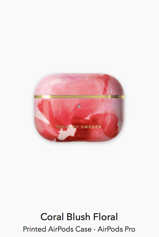 coral blush floral AirPods case iDeal of Sweden SS21 collectie
